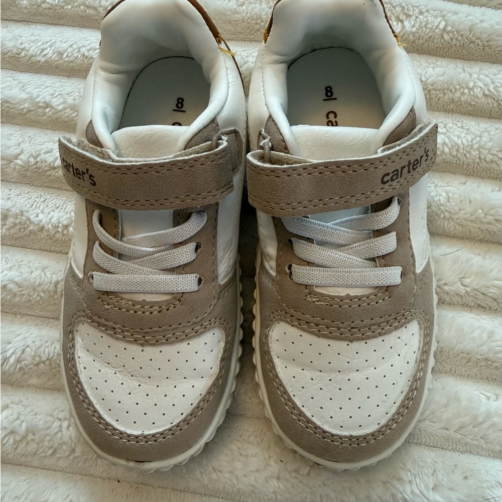 Carter's Kids Sneakers in White and Tan